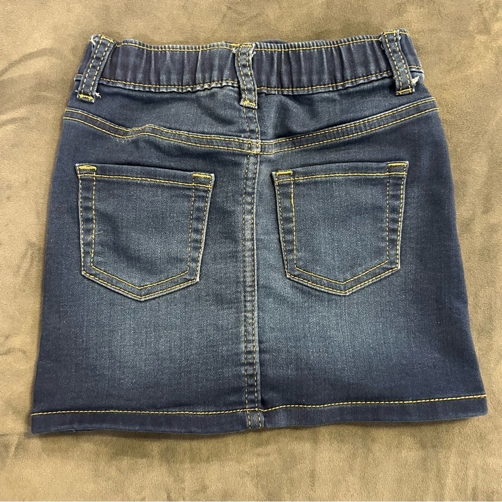 Light Green shirt with dark denim skirt - Picture 7 of 8